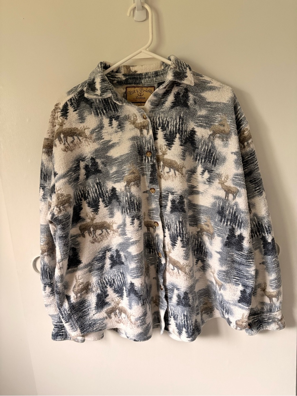 Bit & Bridle Ladies Flannel size XL